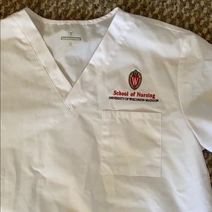 UW Madison School of Nursing Scrub Top